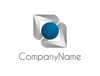 Projekt logo dla firmy dwa bieguny | Projektowanie logo